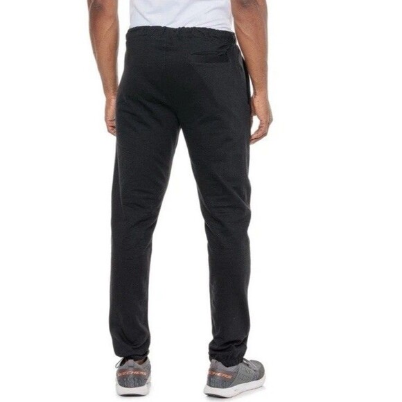 SAVE THE OCEAN Black Recycled Drawstring JOGGERS SWEATPANTS NWT $79.50 Large - Picture 2 of 5